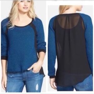 Anthropologie Sanctuary blue sweater. . Size XS
